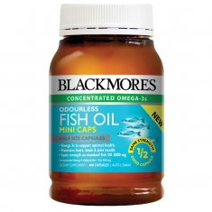 Dầu cá viên nhỏ Blackmores Odourless Fish Oil 400 viên mini