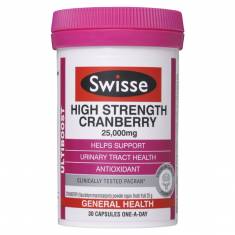 Hỗ trợ sức khoẻ đường tiết niệu Swisse Ultiboost High Strength Cranberry 30