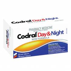 Thuốc trị cảm cúm Codral PE Cold & Flu Day & Night 48 viên