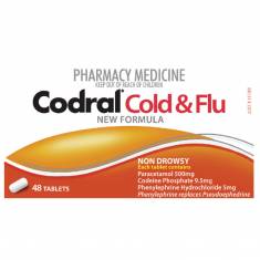 Thuốc trị cảm cúm Codral PE Cold & Flu 48 viên