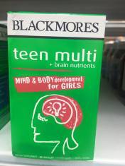 Vitamin tổng hợp cho học sinh nữ Blackmores Teen Multi + Brain Nutrients for Girls 60 viên
