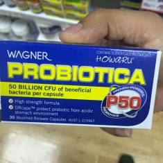 WAGNER PROBIOTICA P50 30 VIÊN-Cải thiện chức năng ruột, tăng sức đề kháng cho mẹ và bé