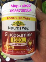 Viên uống bổ khớp Nature's Way Glucosamine hàm lượng 1500mg của Úc