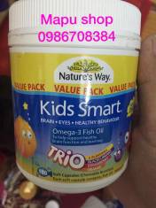 Nature's Way Kids Smart Omega 3 Fish Oil Trio 180 viên