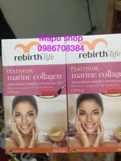 Viên uống collagen Platinum Marine Collagen Rebirth Life