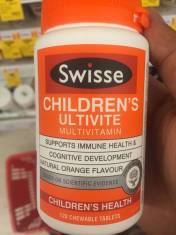 Bổ sung đầy đủ Vitamin và kháng chất cho trẻ kén ăn Swisse Children's Ultivite
