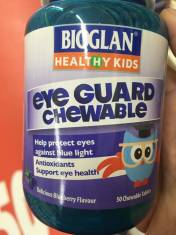 Kẹo bảo vệ mắt cho bé Bioglan Kids Eye Guard Chewable 50 viên