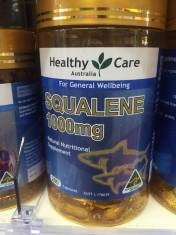 Dầu gan cá mập Healthy Care Squalene 1000mg