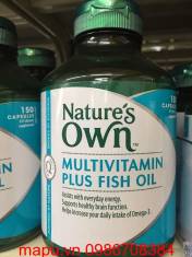 Vitamin tổng hợp + dầu cá MULTIVITAMIN PLUS FISH OIL NATURE'S OWN