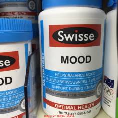Swisse Ultiboost Mood giúp giảm bồn chồn,lo lắng, cân bằng tâm lý