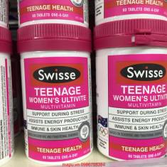 VITAMIN TỔNG HỢP CHO THIẾU NỮ SWISSE TEENAGE WOMEN'S ULTIVITE 60 VIÊN