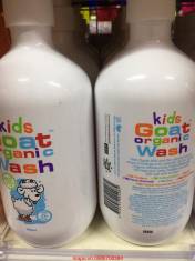 Sữa tắm Organic Goat wash cho baby, kids an toàn và chắm sóc da bé.