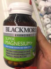 Vitamin giúp giảm đau cơ bắp, sản xuất năng lượng Blackmores Super Magnesium+ 100 viên
