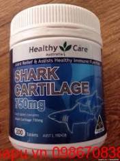 Sụn cá mập Healthy Care Shark Cartilage 750mg