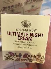 Kem dưỡng trắng da ban đêm Rosanna Ultimate Night Cream
