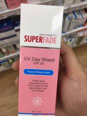 Kem chống nắng Superfade spf 30+ giúp ngăn chặn da bị cháy nắng, đổi màu do tác hại của ánh nắng
