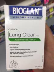 Thanh lọc phổi Bioglan Lung Clear của Úc.