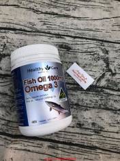 Fish oil Healthy care 400 viên Omega-3 1000mg